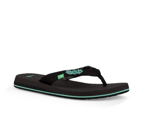 Tong Sanuk Yoga Paradise 2 Femme - Noir XUIMSK537